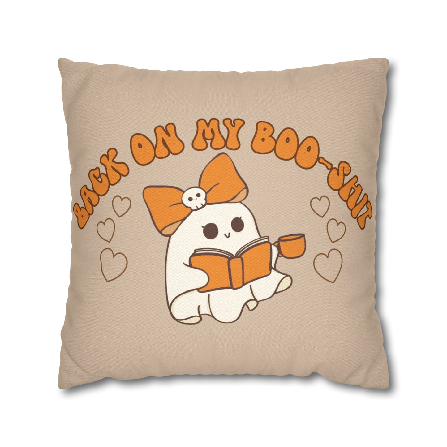 Back On My Boo-Shit - Halloween Pillow Cover