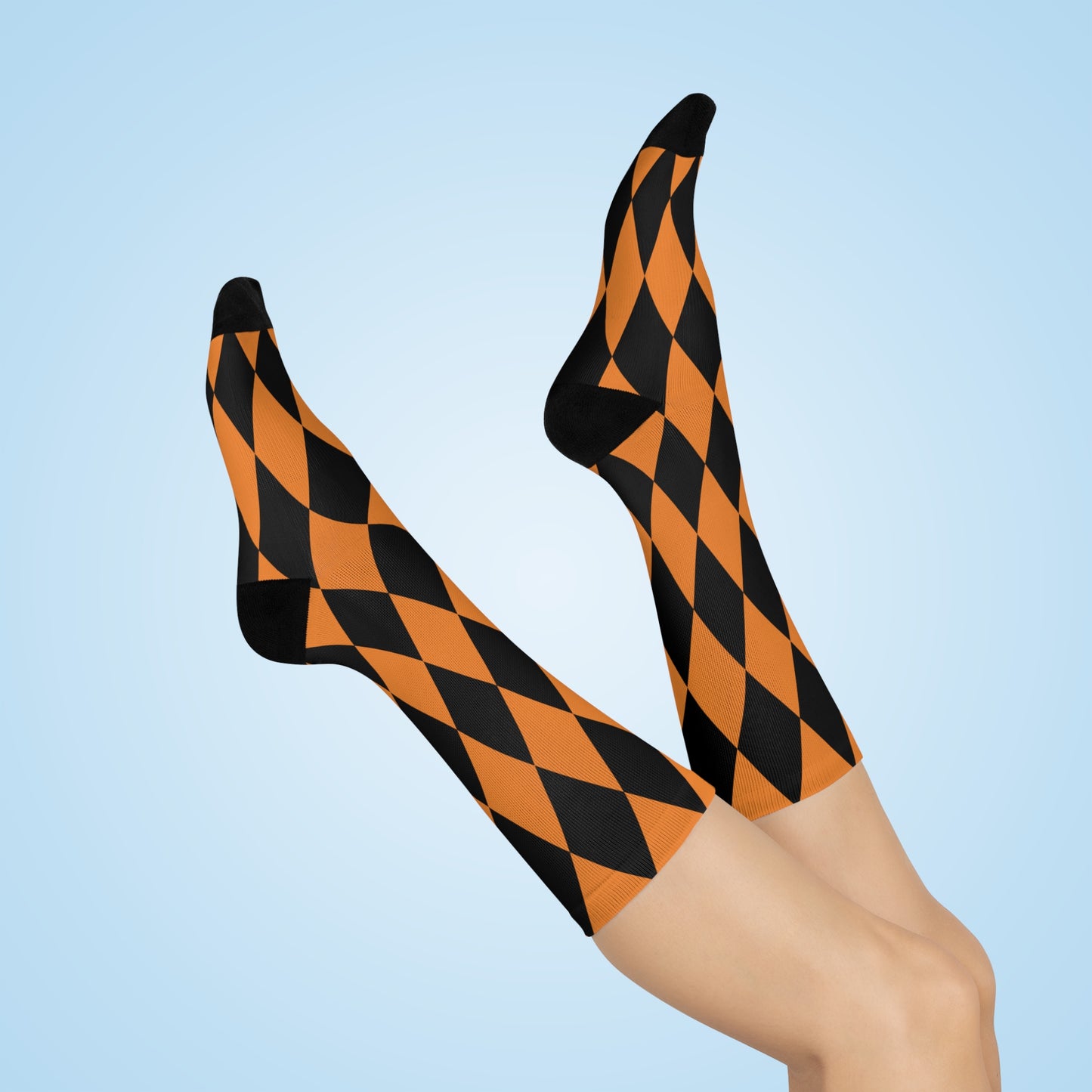 Halloween Argyle - Premium Unisex Crew Socks