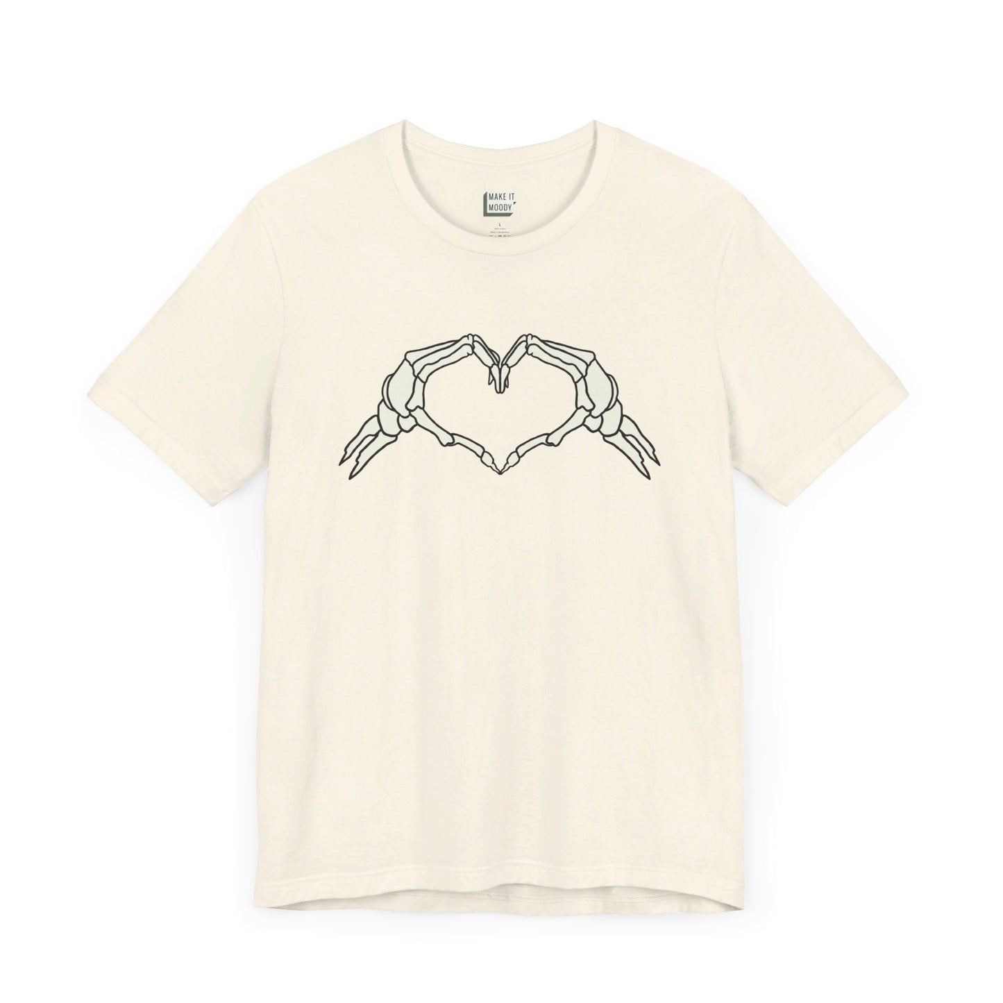 Skeleton Heart Hands Halloween Tee