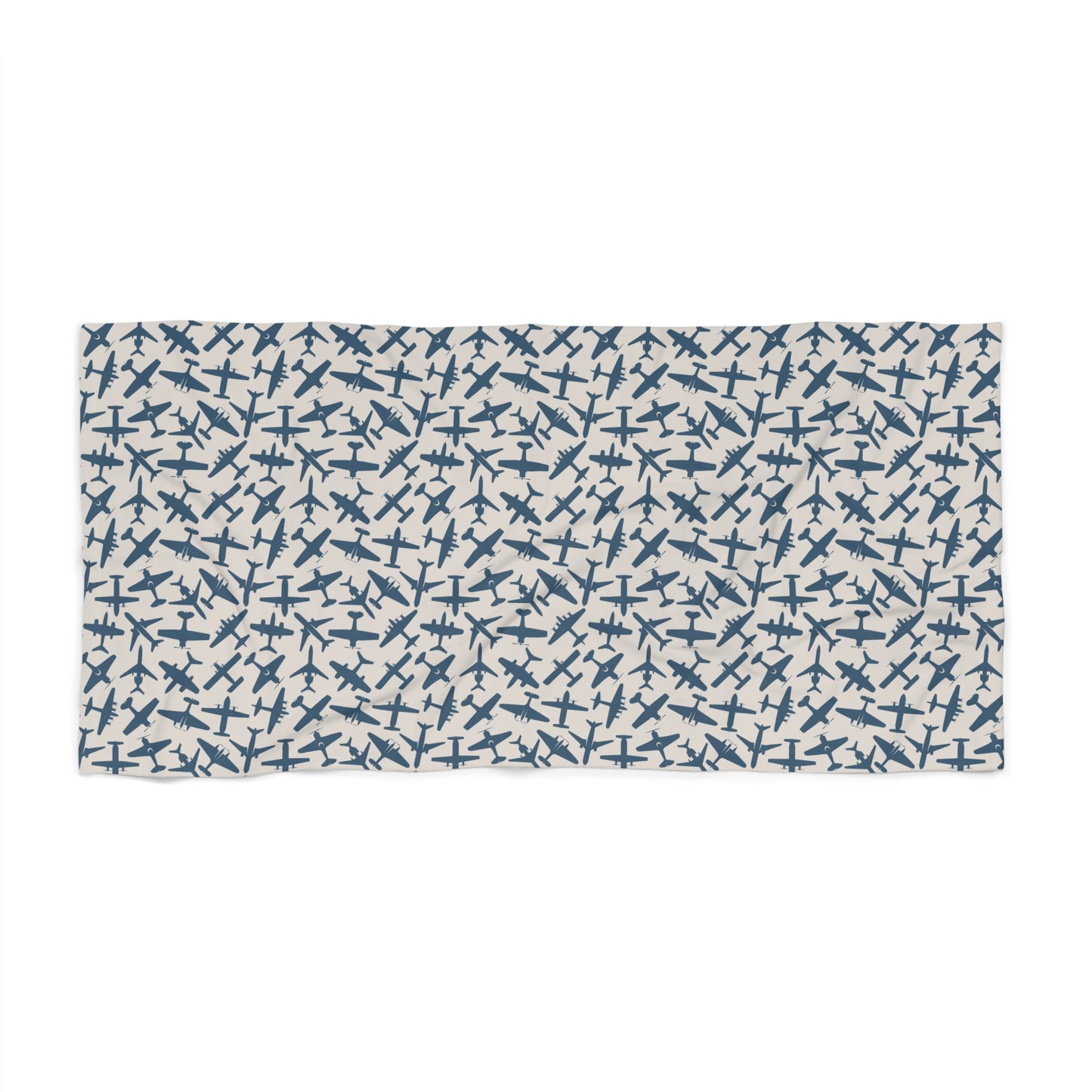 aviation merchandise, airplane patterned beach towel  