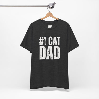 "#1 Cat Dad" T-Shirt