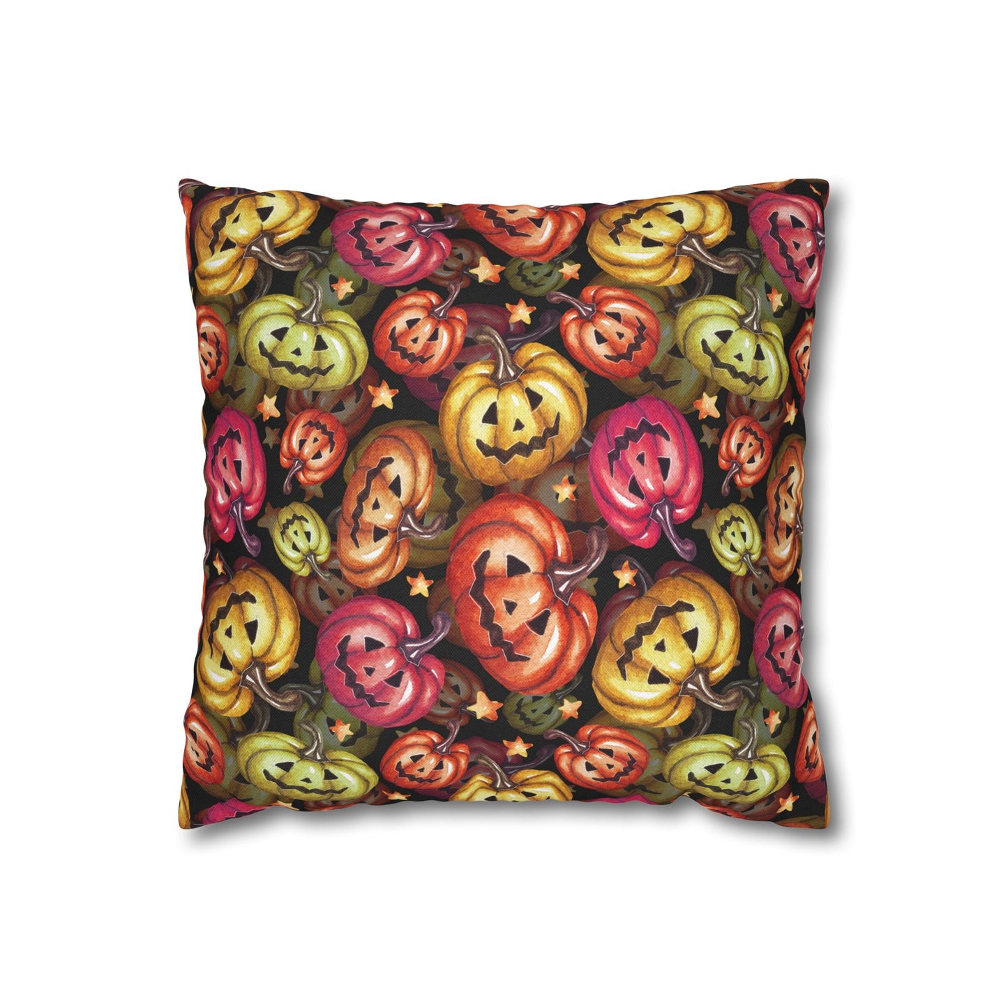 Happy Pumpkins - Halloween Pillow Cover