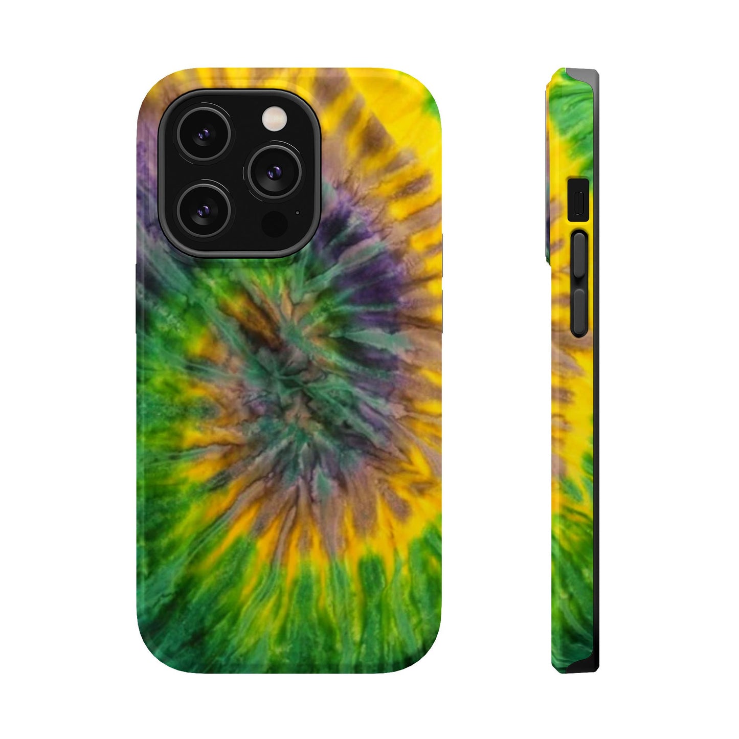 Mardi Gras Tie-Dye Print MagSafe Tough Case for iPhone