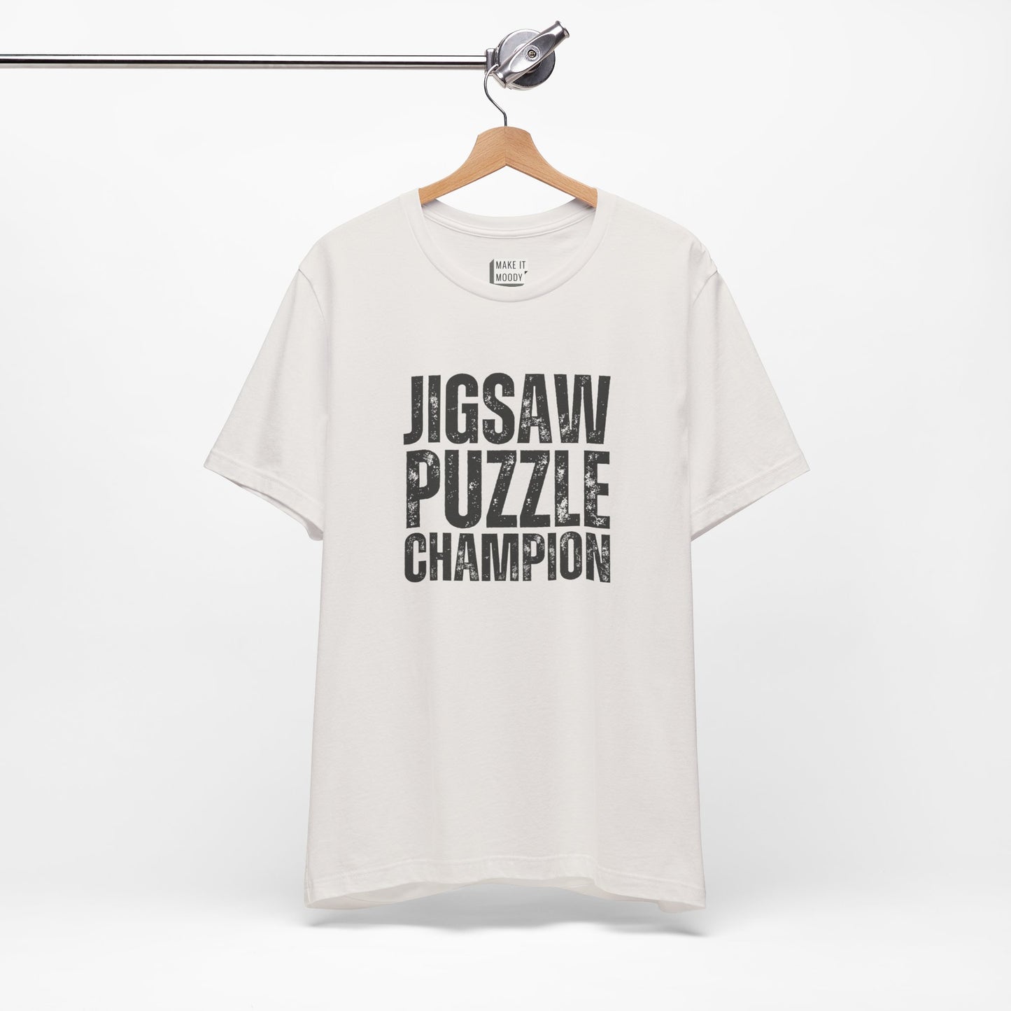 "Jigsaw Puzzle Champion" Funny T-Shirt