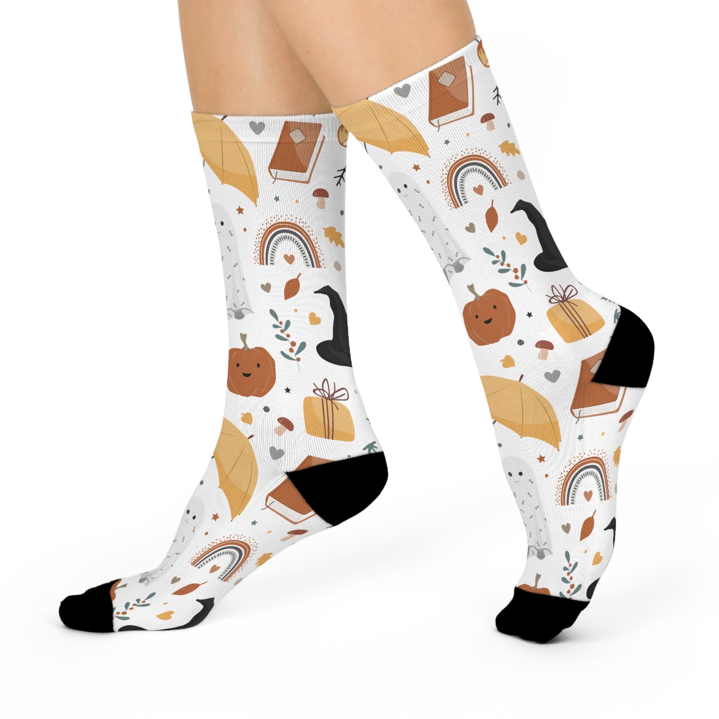 Pumpkin Spice & Everything Nice - Premium Unisex Crew Socks