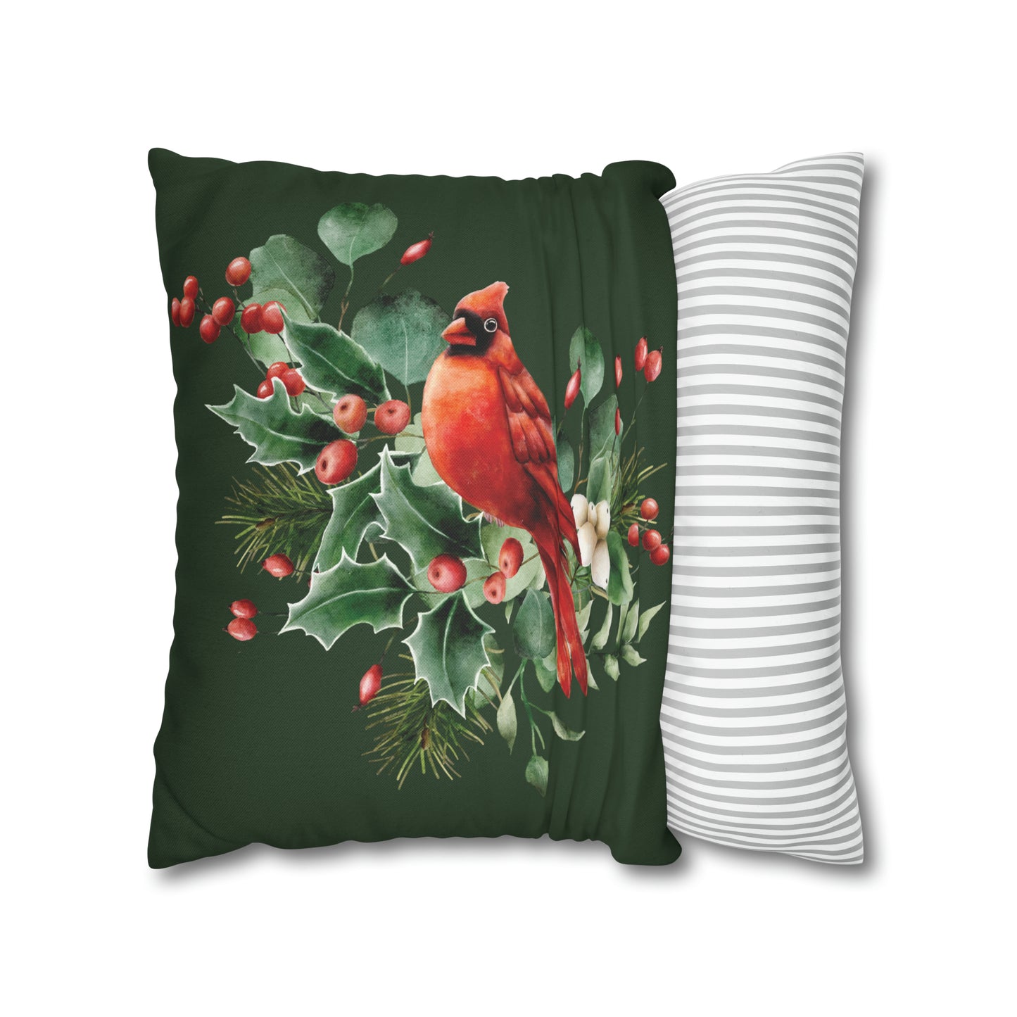 Cardinal Christmas Pillow Cover