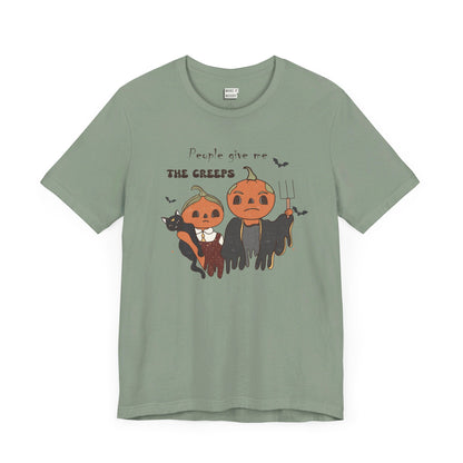 "People Give Me The Creeps" Halloween Tee