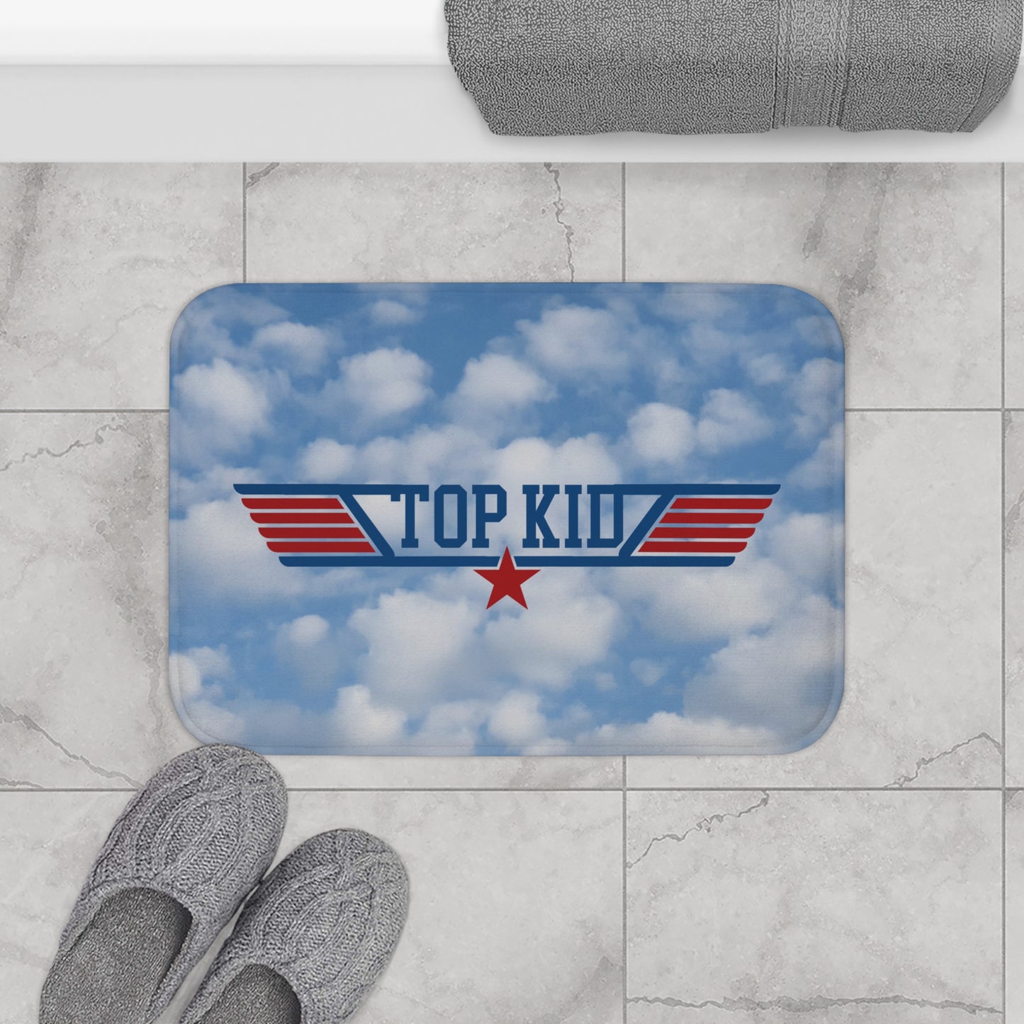 "Top Kid" Aviation - Themed Bath Mat