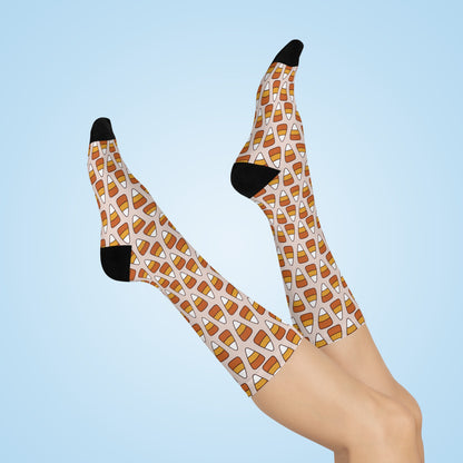 Candy Corn - Premium Unisex Crew Socks