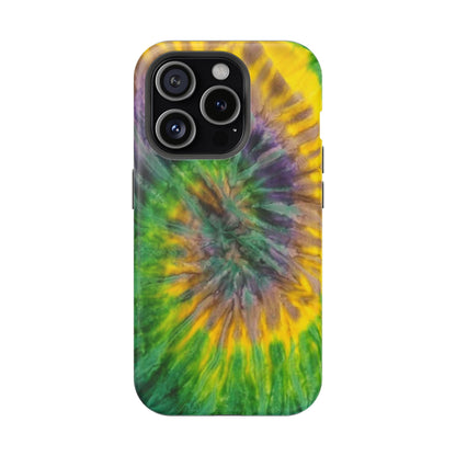 Mardi Gras Tie-Dye Print MagSafe Tough Case for iPhone