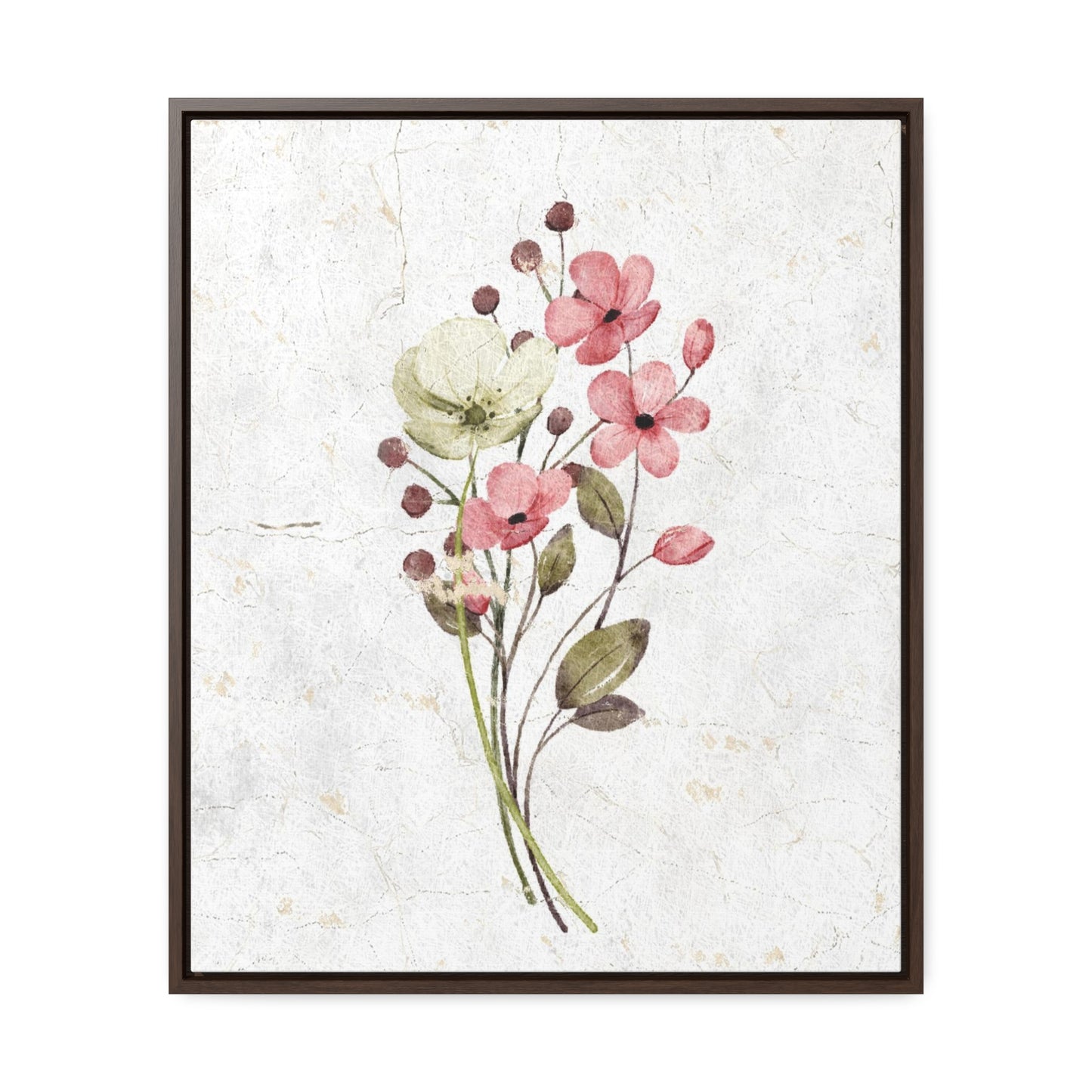 Floral Bunch Gallery Wrapped Canvas, Vertical Frame