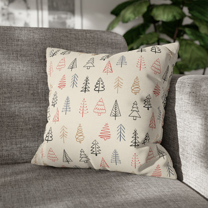 Tree Time Christmas Pillow Cover