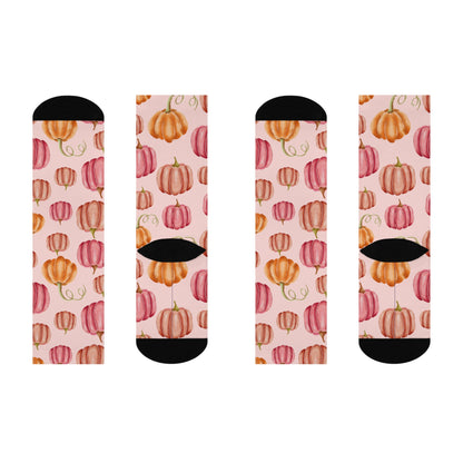 Pretty In Pumpkins - Premium Unisex Crew Socks