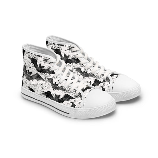 Batty Bats - Women's High Top Halloween Sneakers