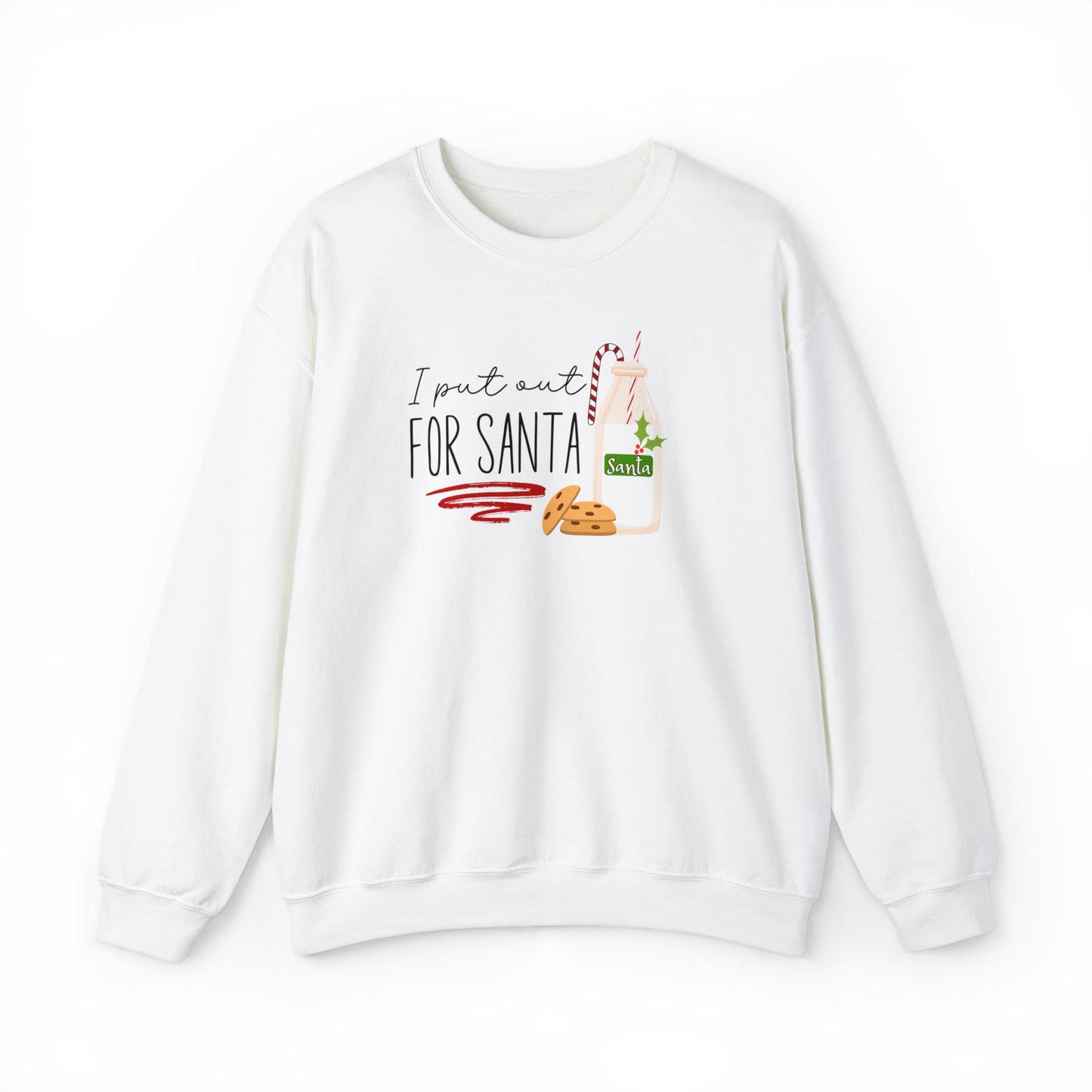 "I Put Out for Santa" Christmas Crewneck Sweatshirt