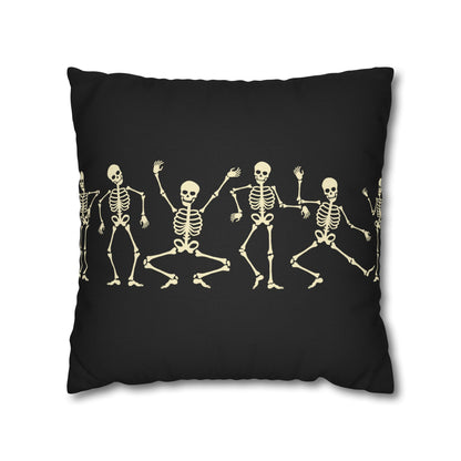 Dancing Skeletons - Halloween Pillow Cover