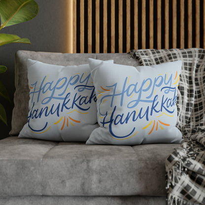 "Happy Hanukkah" Pillow Cover