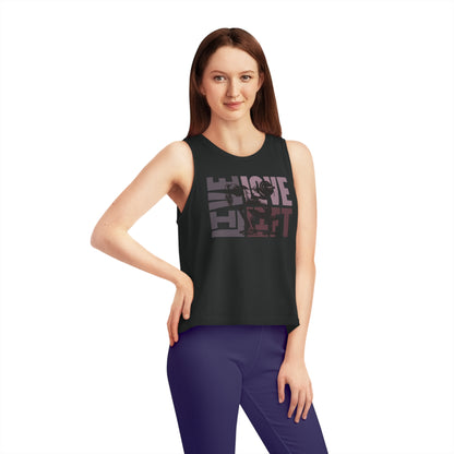 "Live Love Lift" - Women's Cropped Tank Top