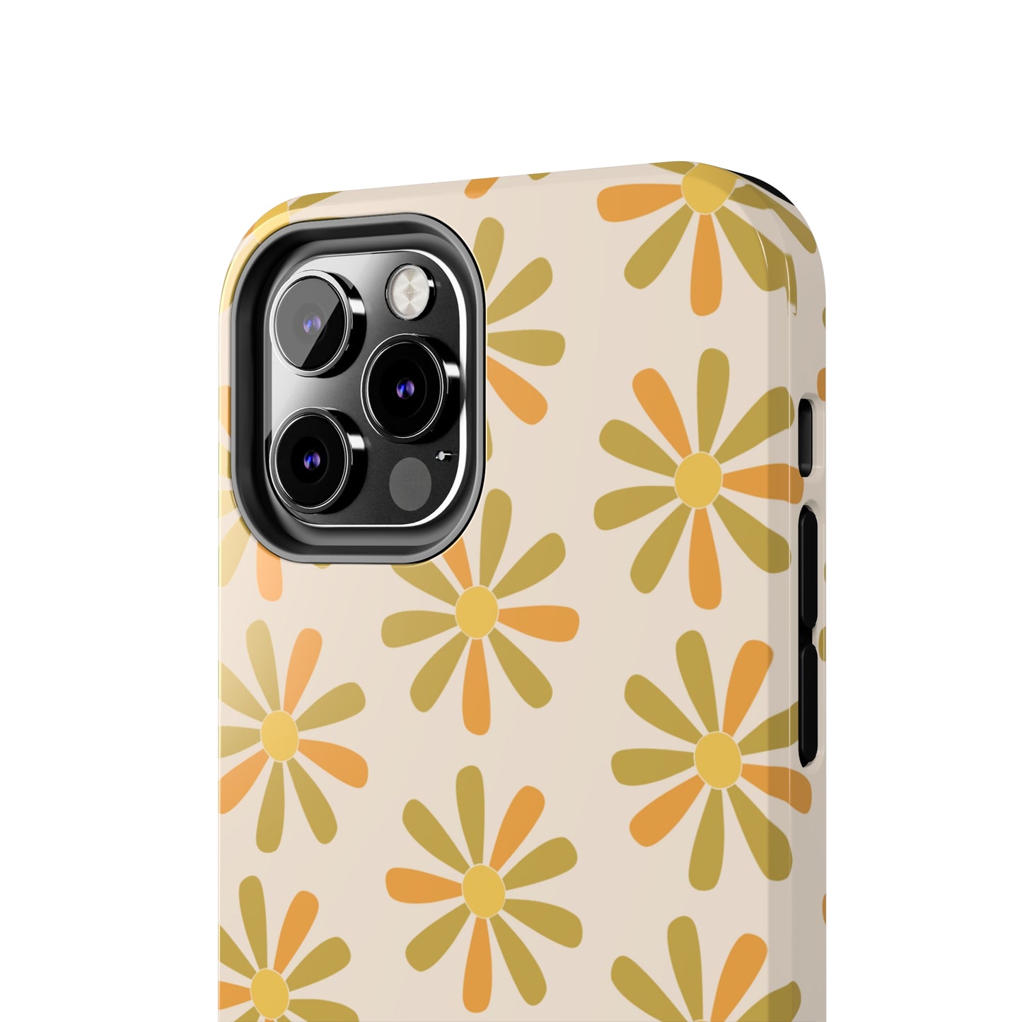 Retro Yellow Floral Phone Case