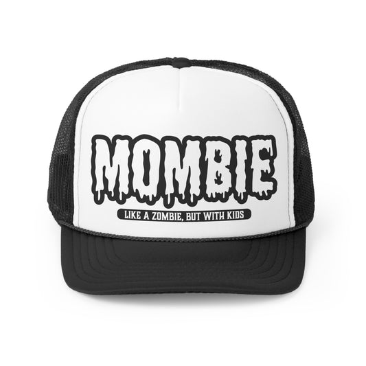 Black Mombie Halloween Trucker Hat