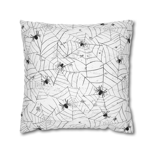 Spiders & Webs - Halloween Pillow Cover