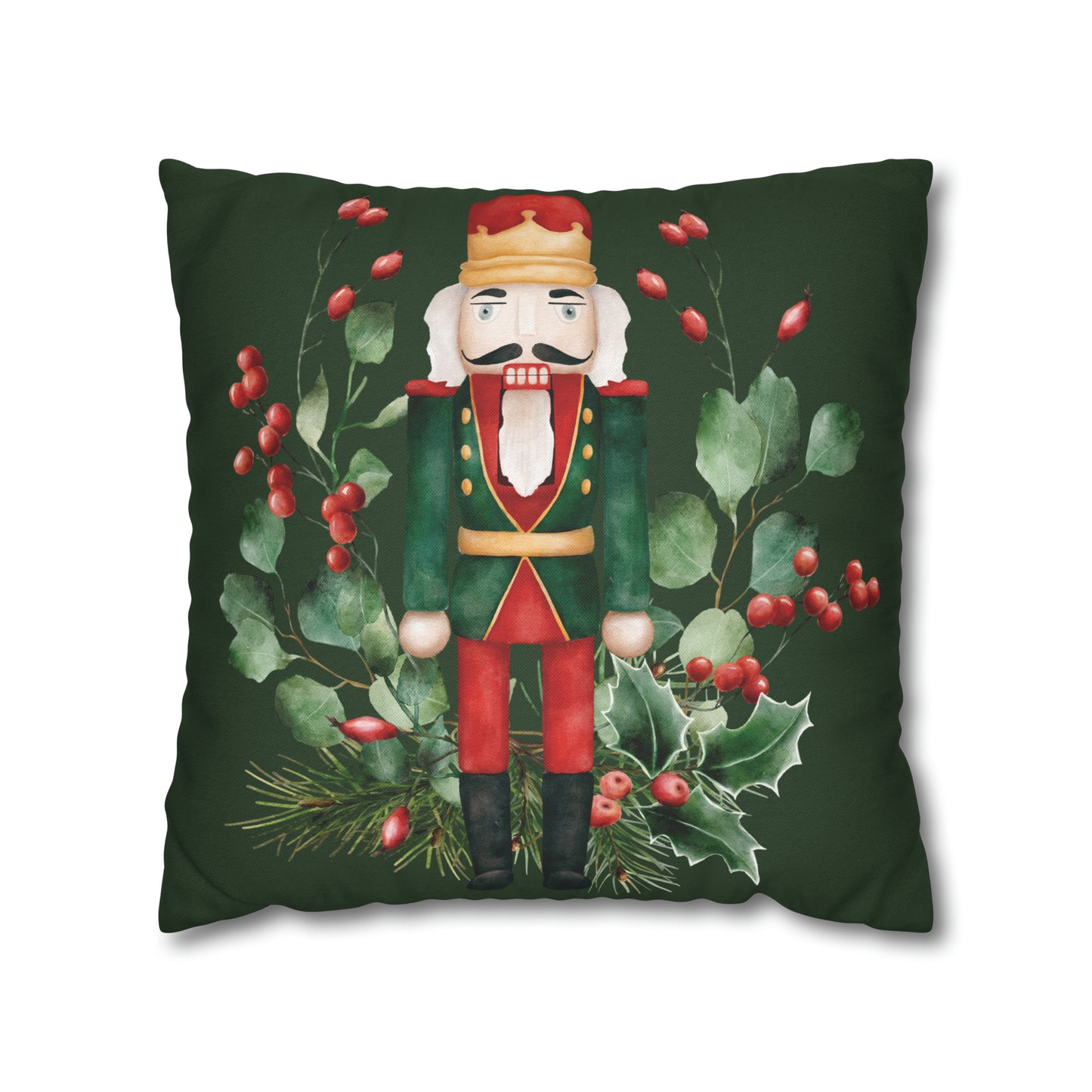 Nutcracker Christmas Pillow Cover