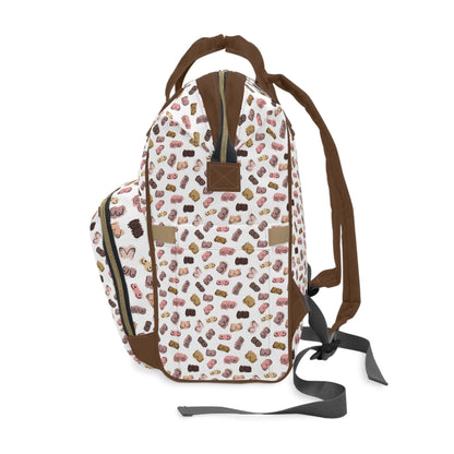 Boobie Print Diaper Bag Backpack for Breastfeeding Moms