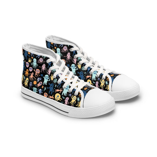 Monster Mash - Women's High Top Halloween Sneakers