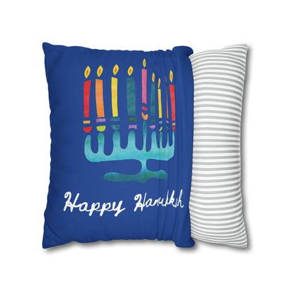 "Happy Hanukkah" Pillow Cover