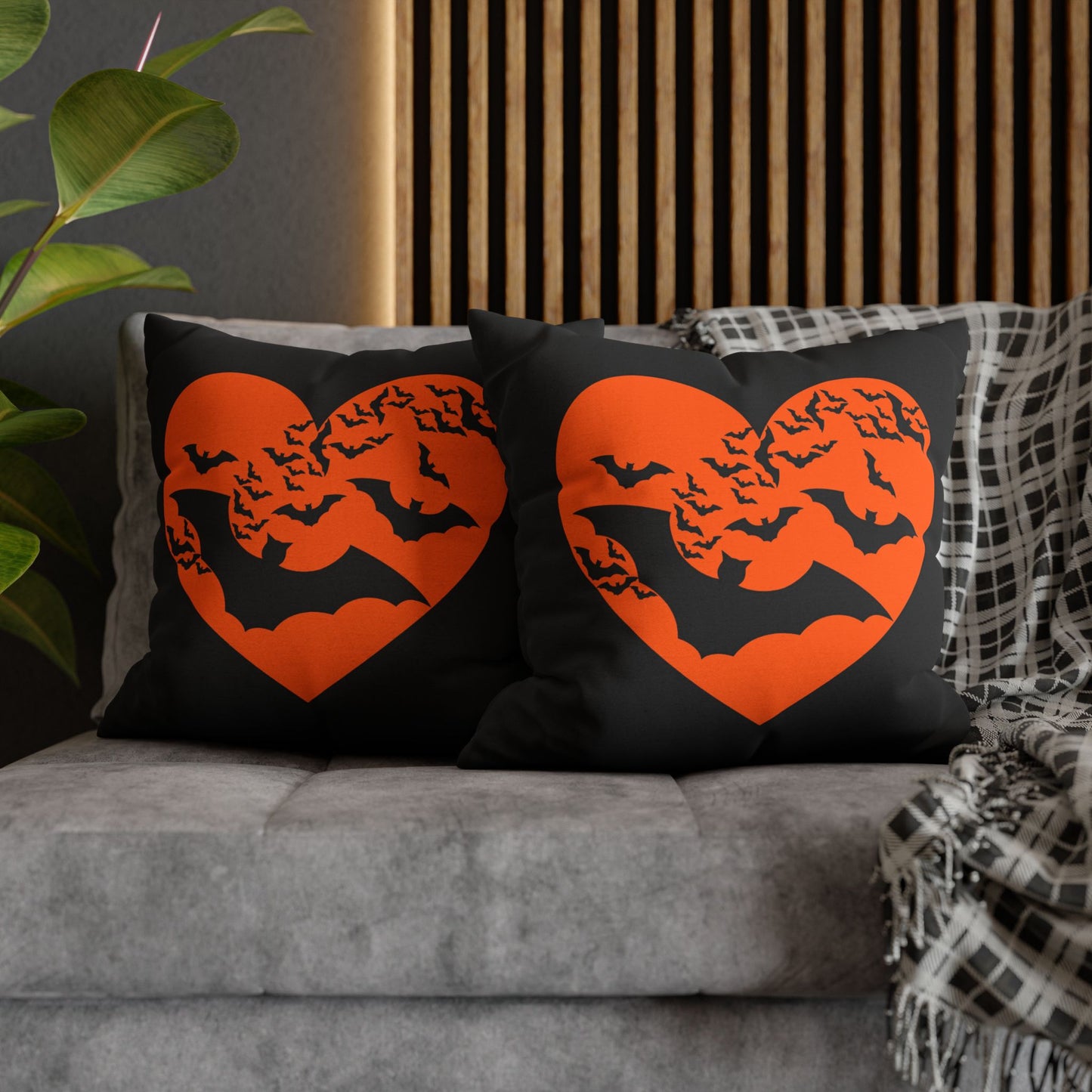 I <3 bats  - Halloween Pillow Cover