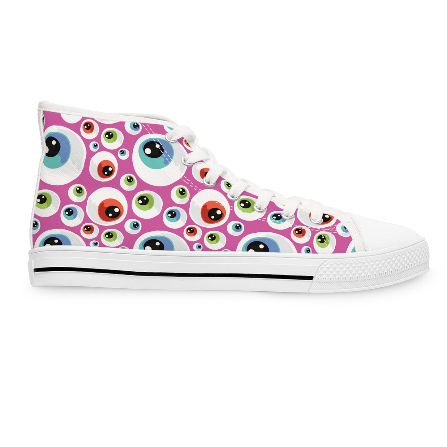 Eye Love Halloween - Women's High Top Halloween Sneakers