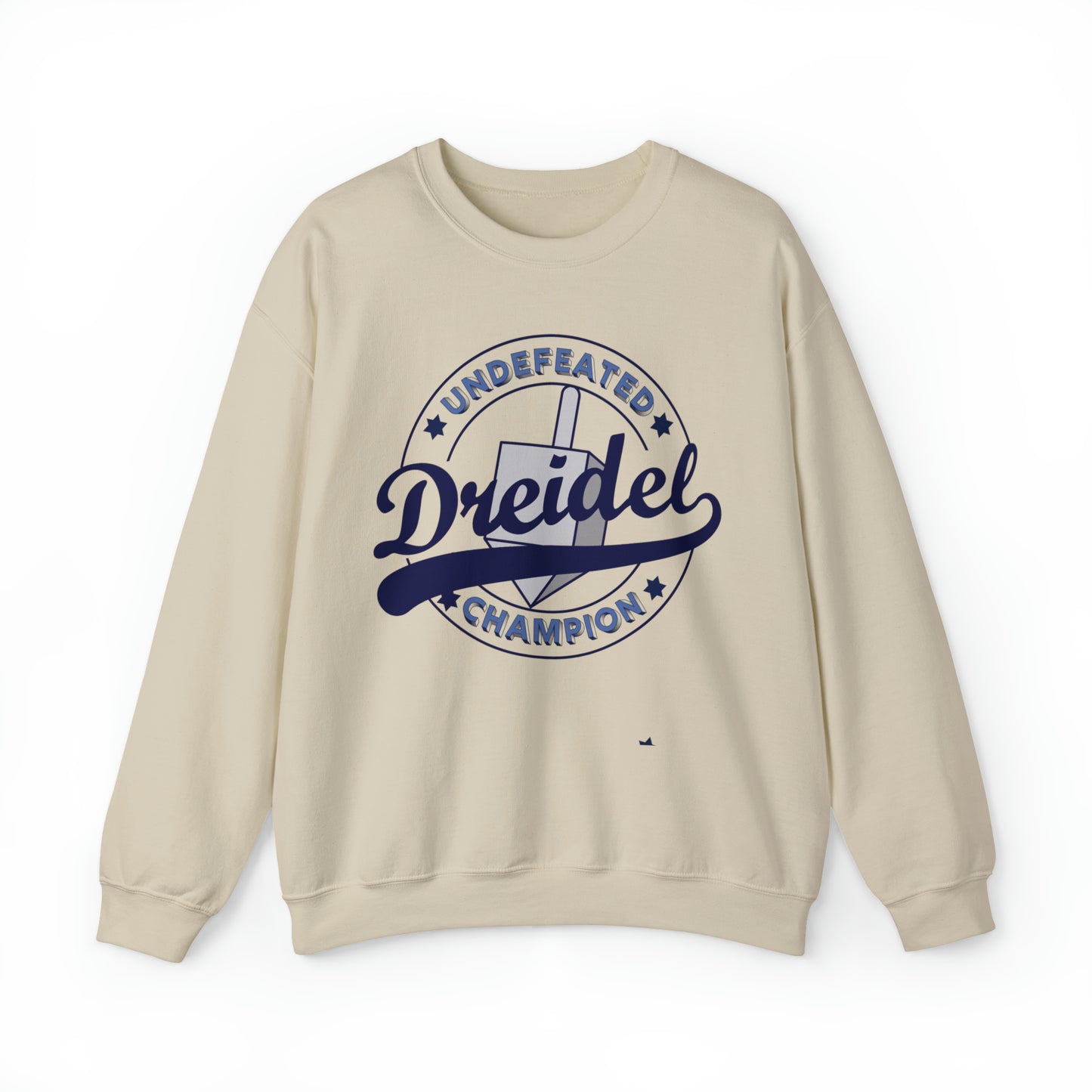 "Undefeated Dreidel Champion" Hanukkah Crewneck Sweatshirt