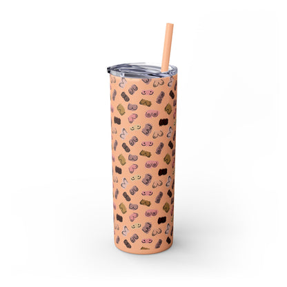 Boobie Pattern Breastfeeding Tumbler, 20oz