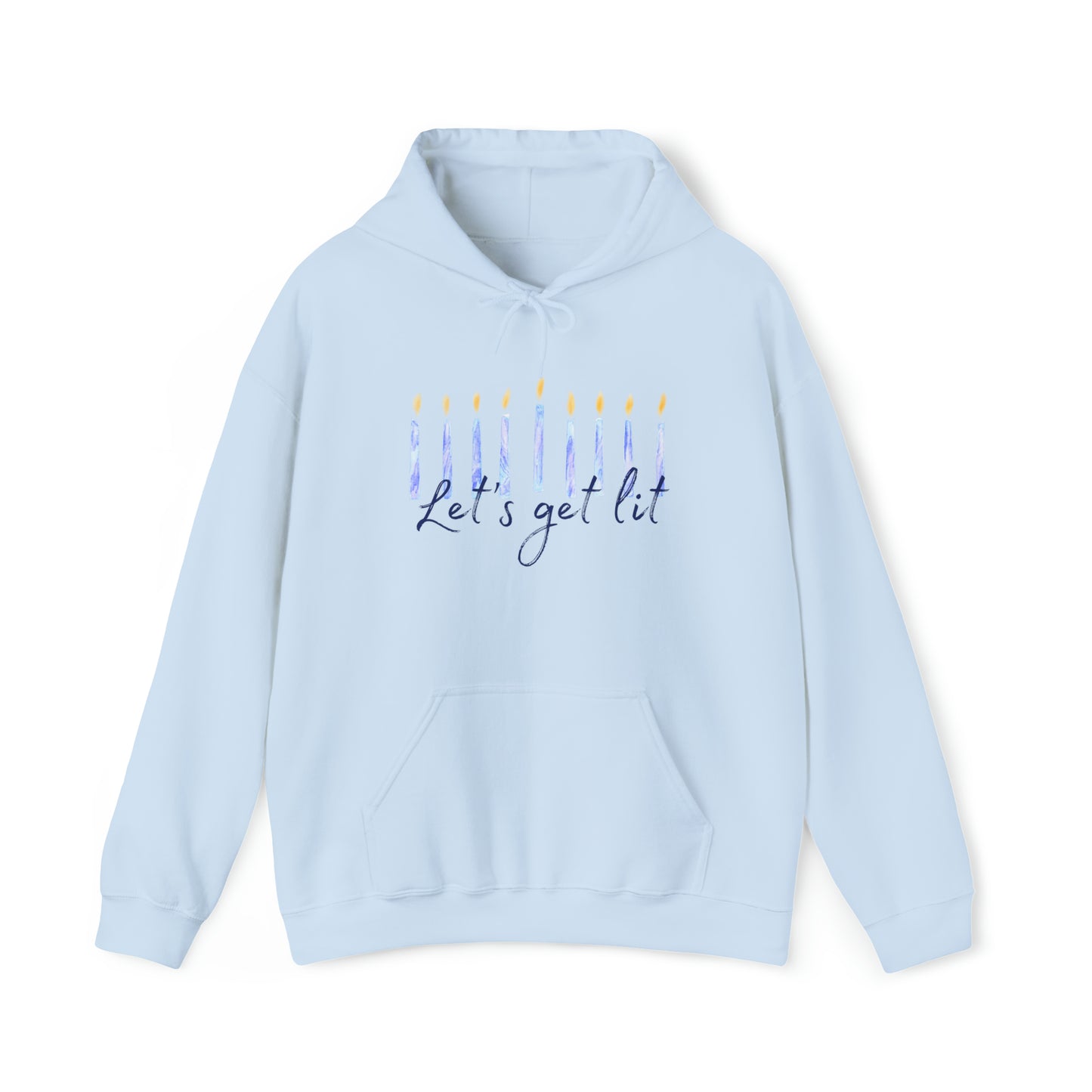 "Let's Get Lit" Hanukkah Hoodie