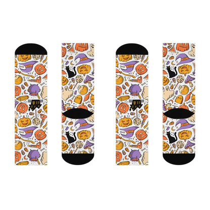 Vintage Halloween - Premium Unisex Crew Socks