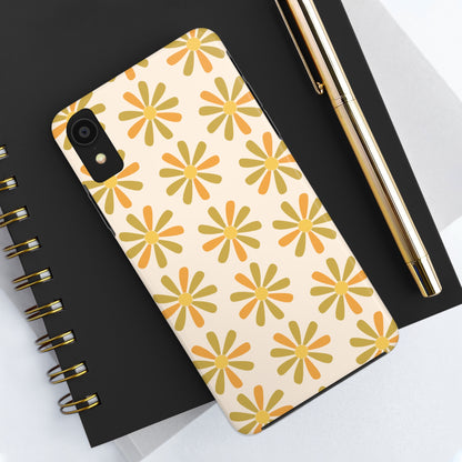 Retro Yellow Floral Phone Case