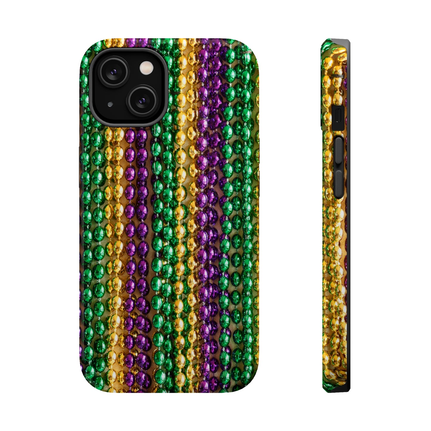 Mardi Gras Bead Print MagSafe Tough Case for iPhone