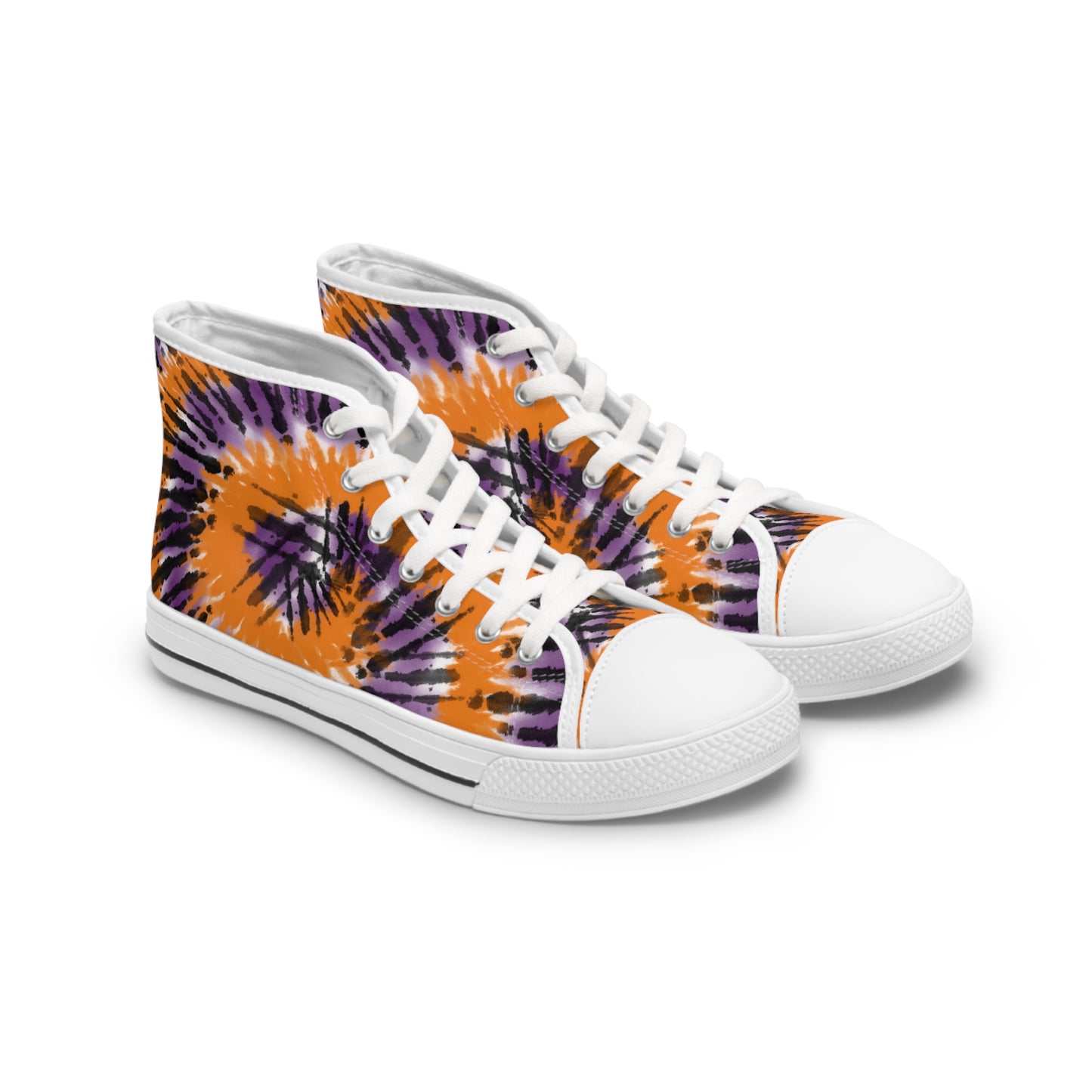 Tie Dye - Women's High Top Halloween Sneakers