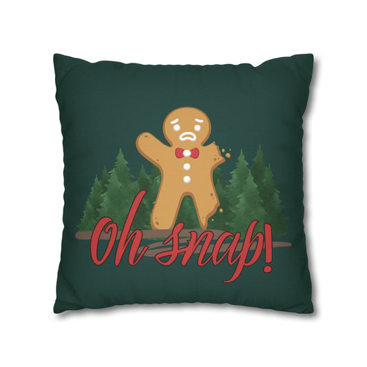 "Oh Snap!" Christmas Pillow Cover