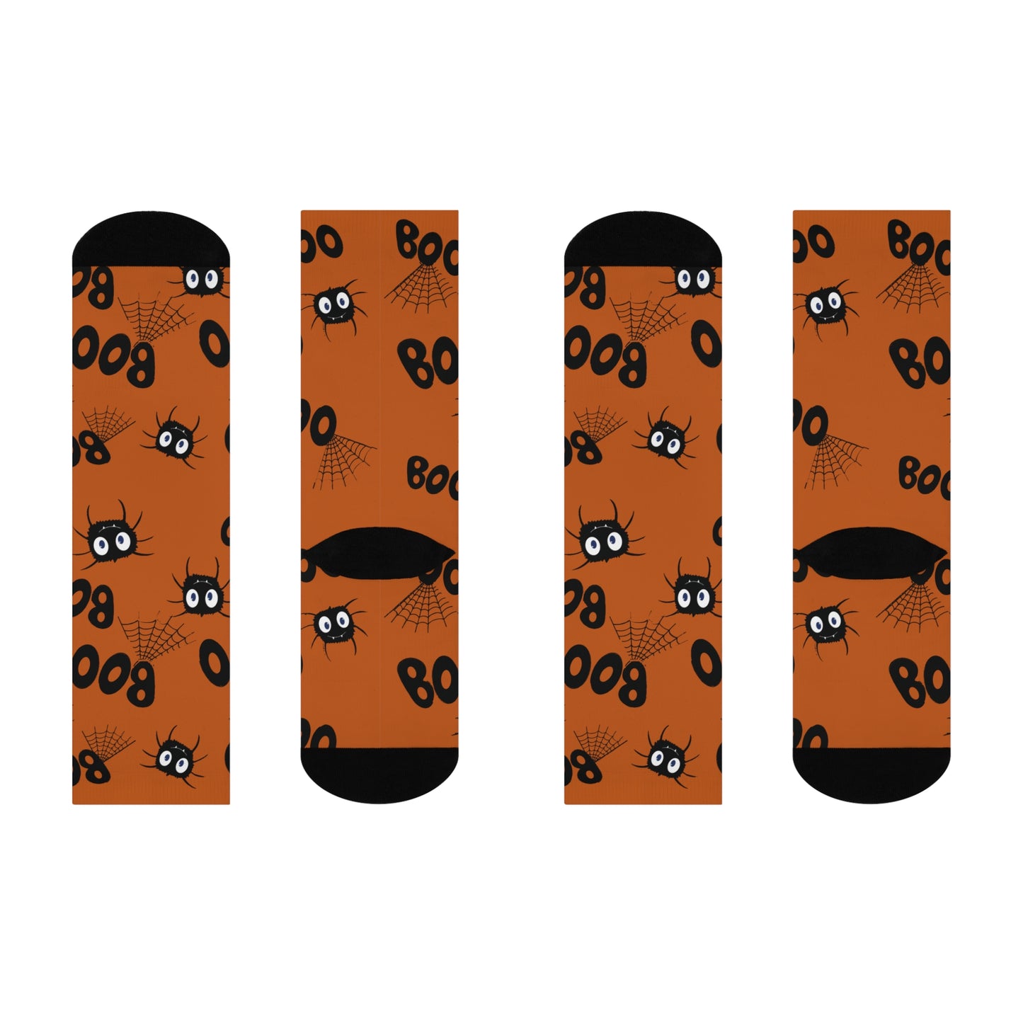 Spooky Spiders - Premium Unisex Crew Socks