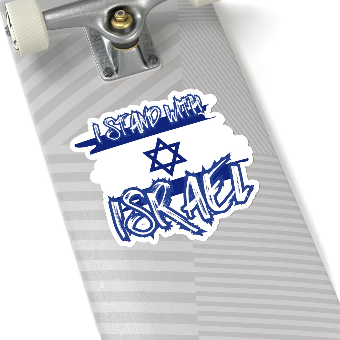 I Stand With Israel Kiss-Cut Stickers