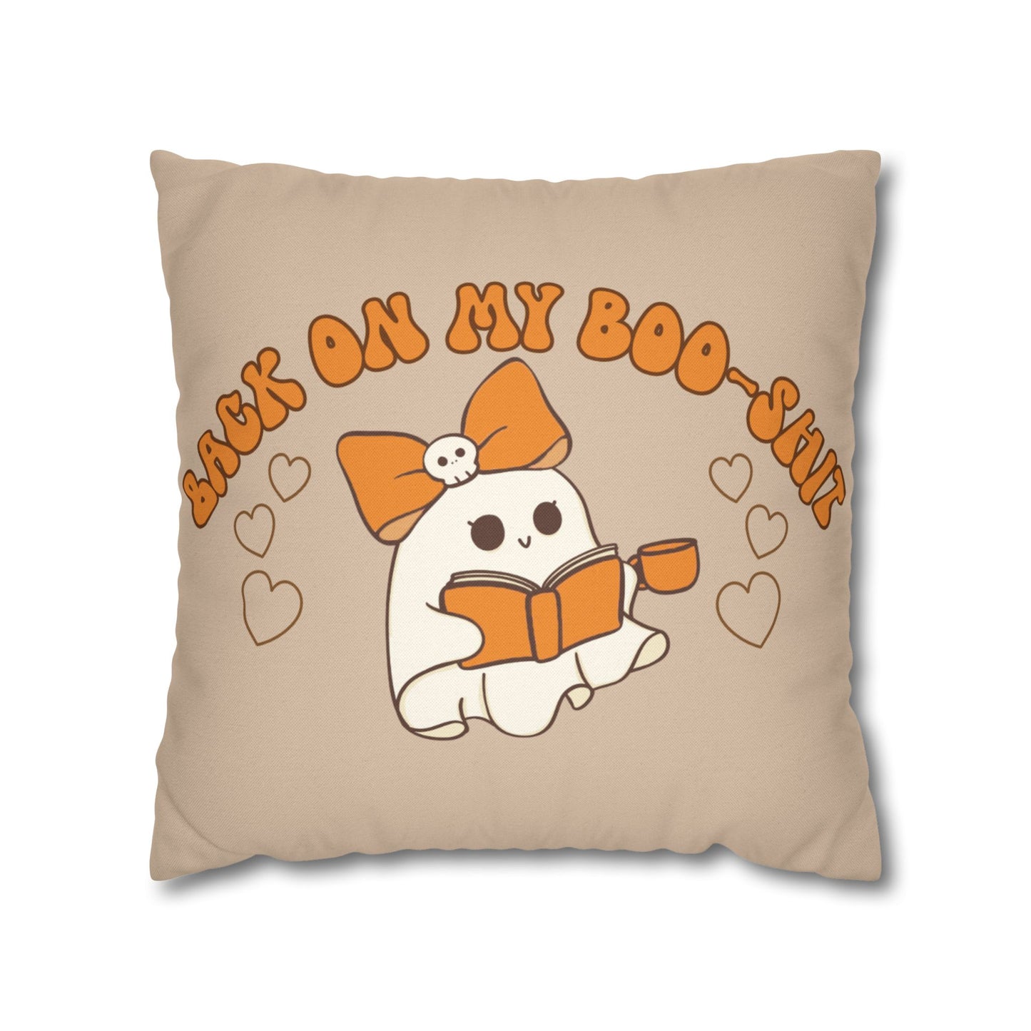 Back On My Boo-Shit - Halloween Pillow Cover