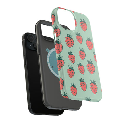 Strawberry Summer - MagSafe Tough iPhone Case