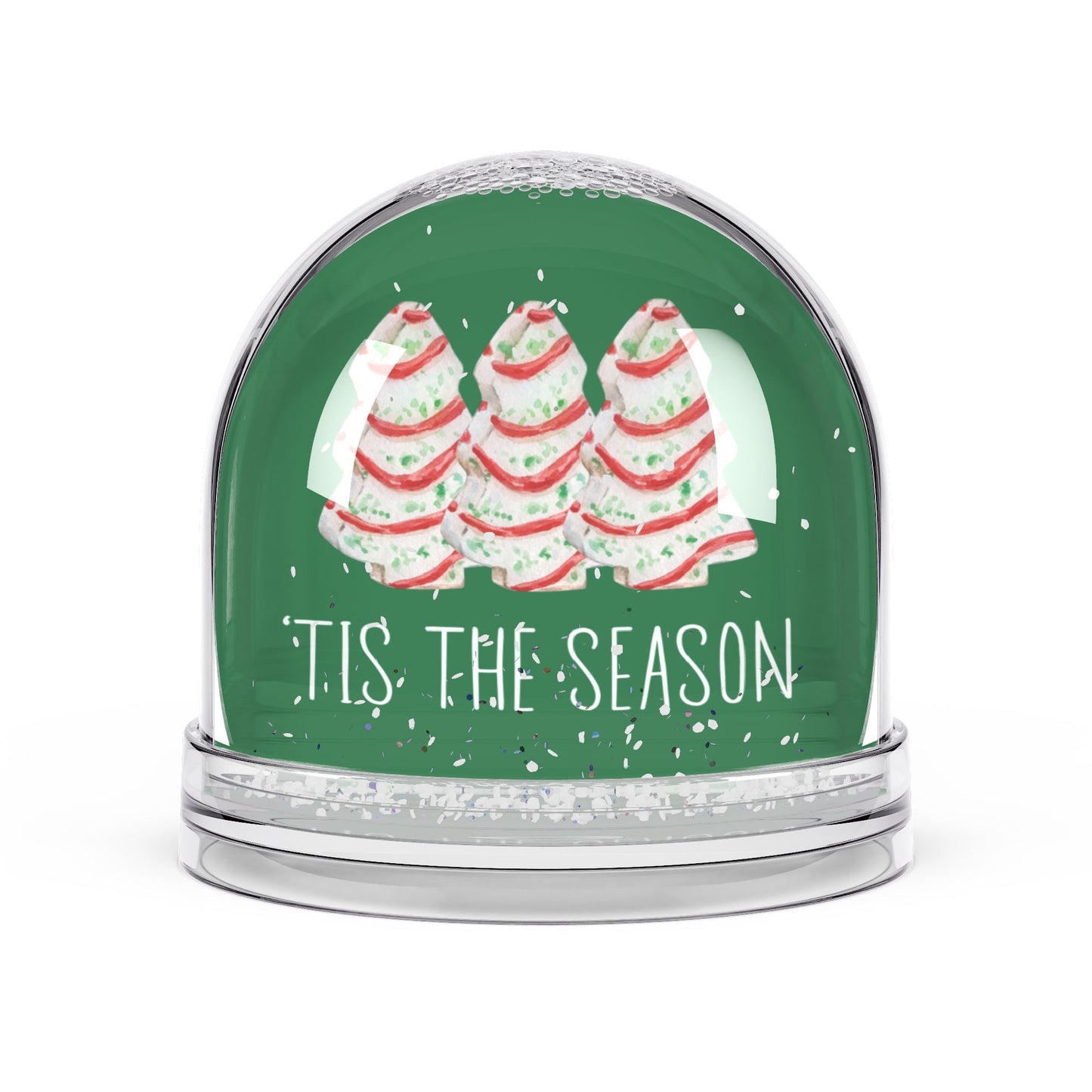 "Tis The Season" - Funny Christmas Snow Globe