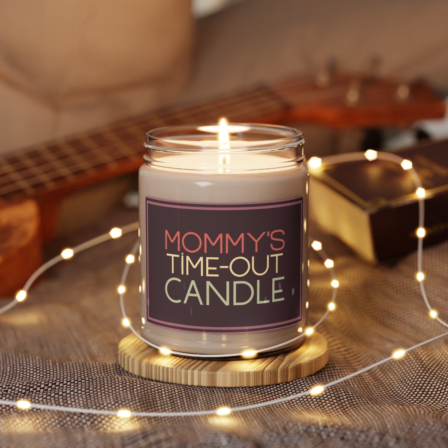 "Mommy's Time Out Candle" Scented Soy Candle, 9oz