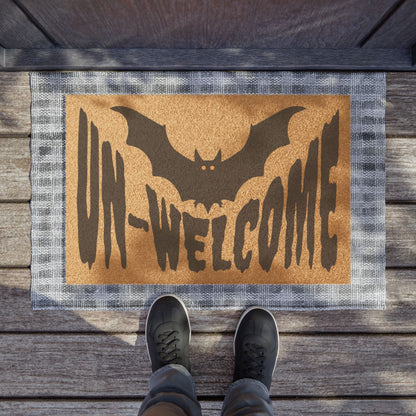 "UN-WELCOME" Halloween Doormat