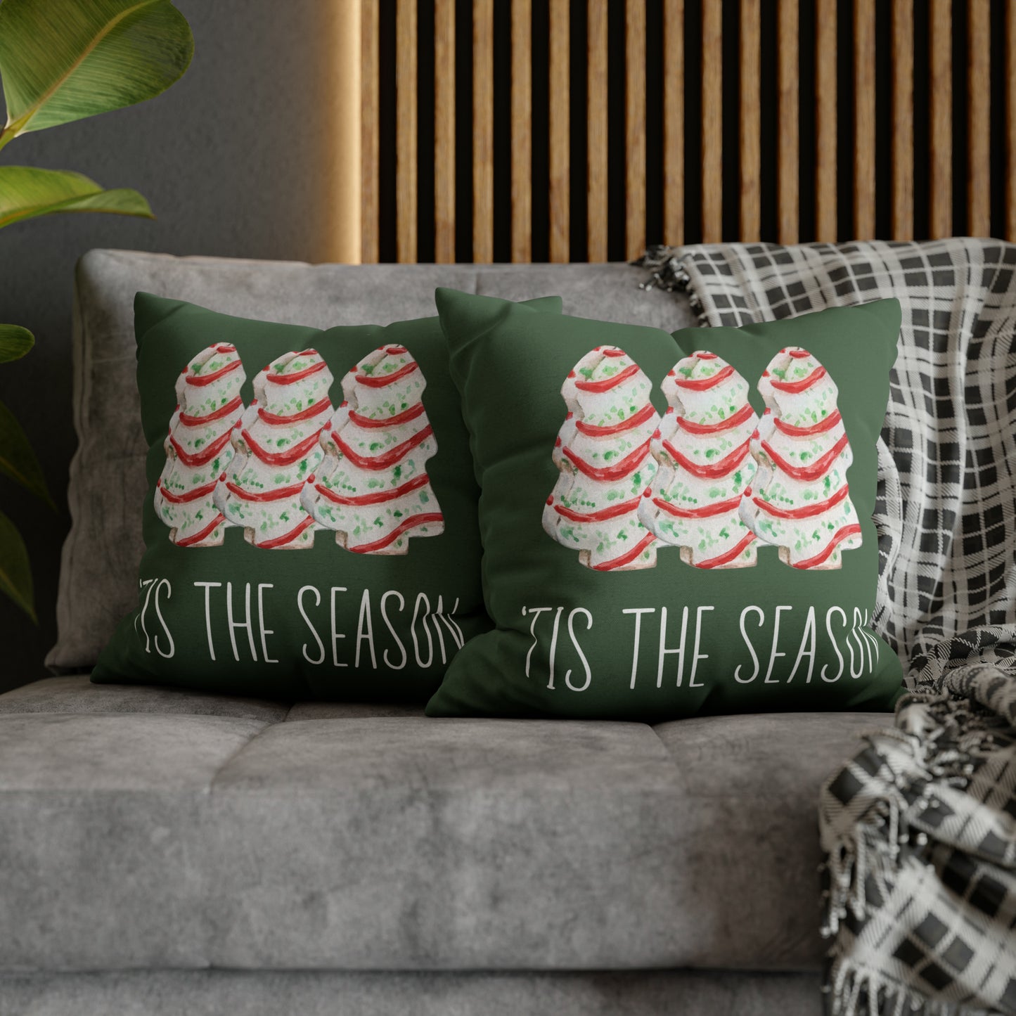 "Tis the Season" Christmas Pillow Cover