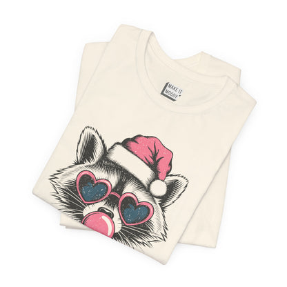 Christmas Racoon - Funny Christmas T-Shirt