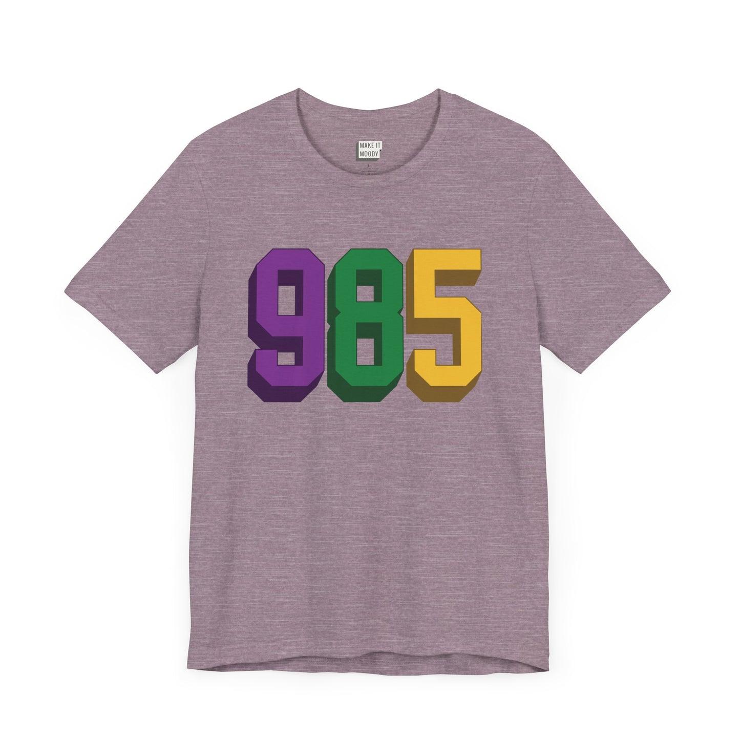 985 Area Code Mardi Gras Tee