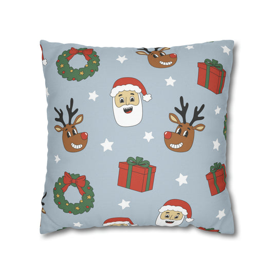 Retro Christmas Pillow Cover